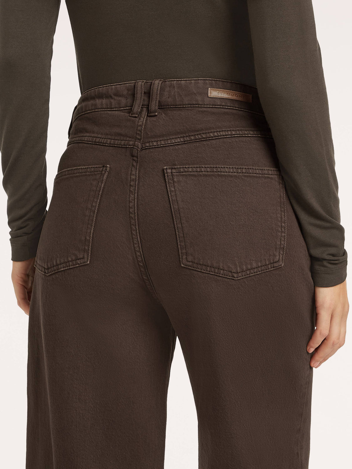 BEAUMONT Pantalon Honfleur - Brun Foncé