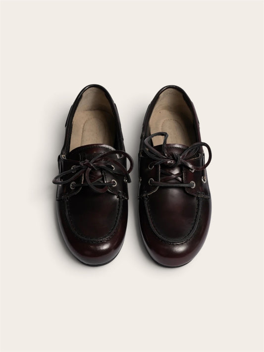 POSA Mocassins en cuir - Bordeaux