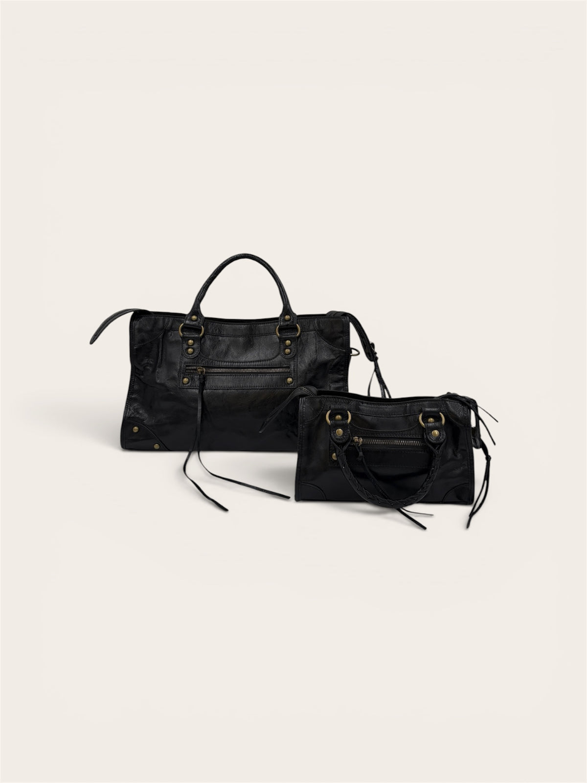 GAGA Mini Sac - Cuir Noir