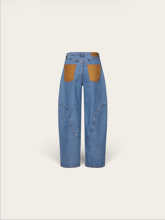 BAUM Jeans Napolen - Poches Camel