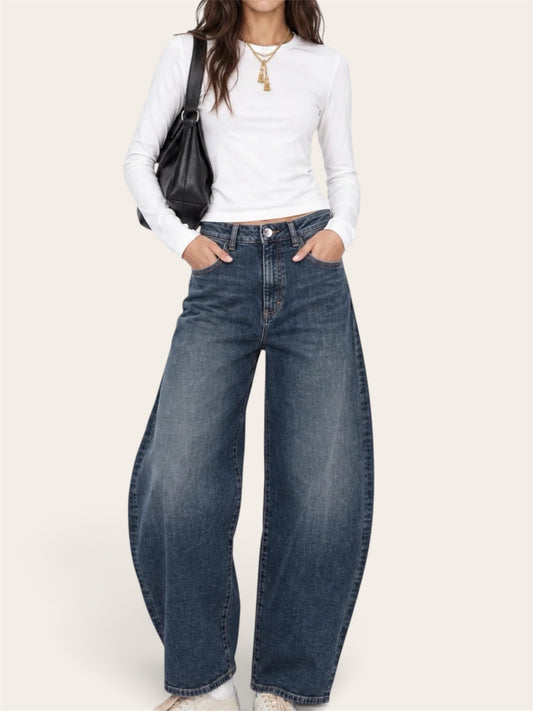 ICON DENIM Jeans Ginny Ballon - Deep Blue