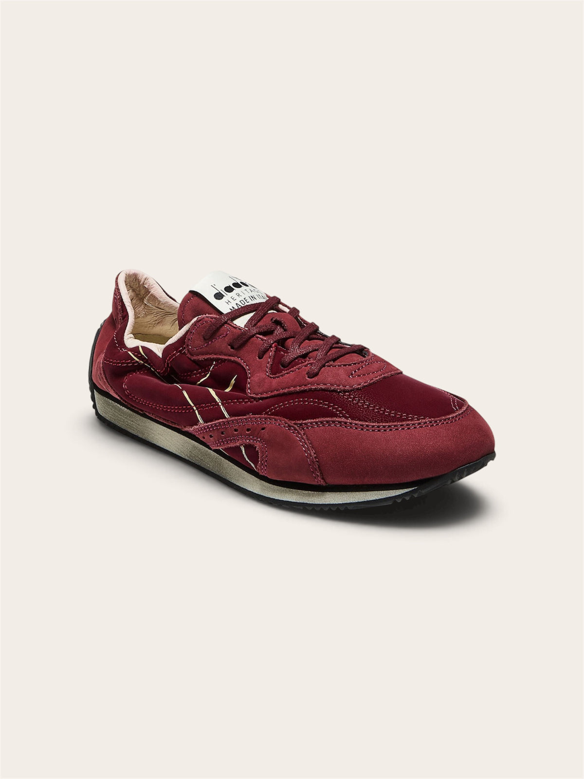 DIADORA Basket Equipe Revenge Etoile Italia - Violet Truffe, Bordeaux
