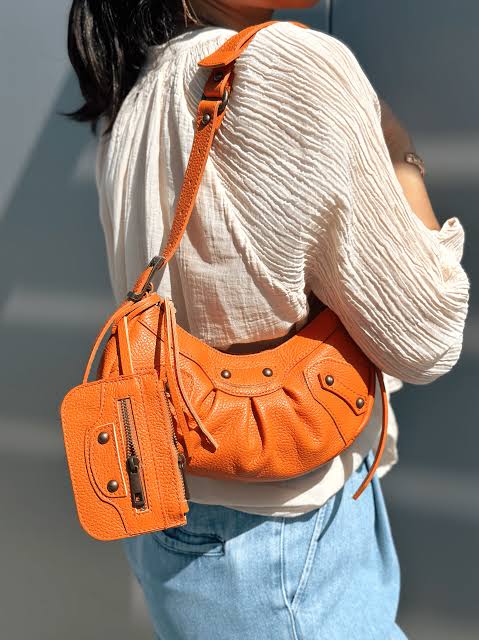 GAGA HALO Sac en cuir - Orange