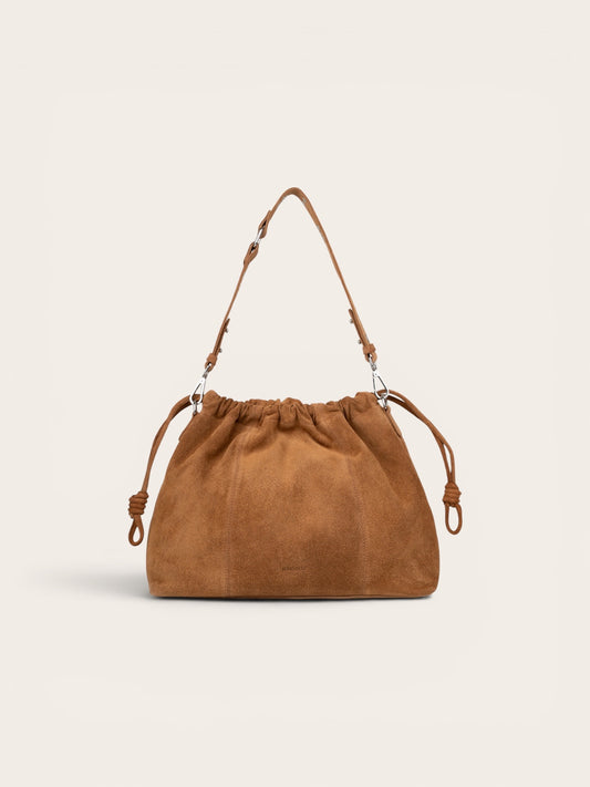 NEUVILLE Bag Elliot Suede - Caramel
