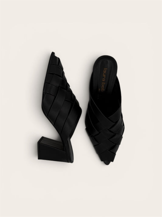 LAURA BELLARIVA Mule 2104 - Soft Nero