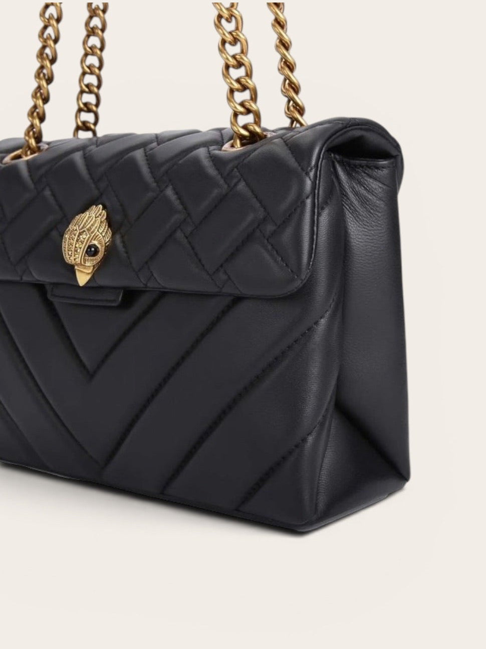 KURT GEIGER Bag Kensington Leather - Black