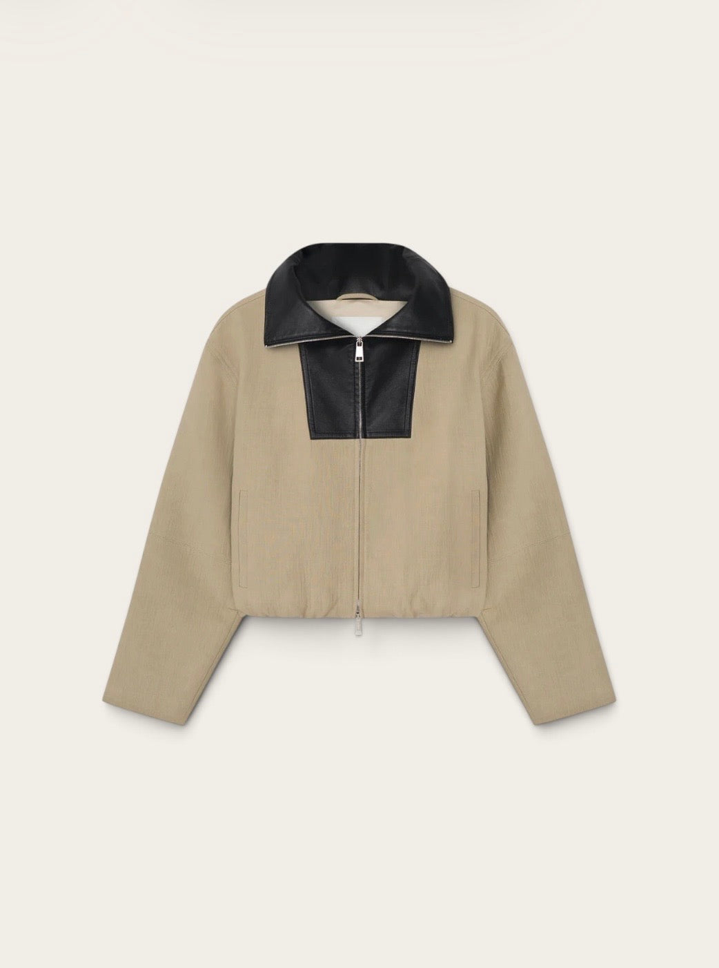 NANUSHKA Veste Alonza - Stone/Black