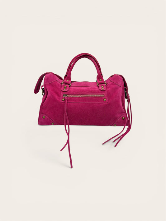 GAGA Sac - Daim Fuschia