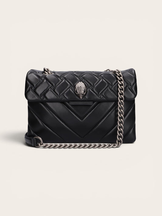 KURT GEIGER Bag Leather Kensington X - Black/Comb