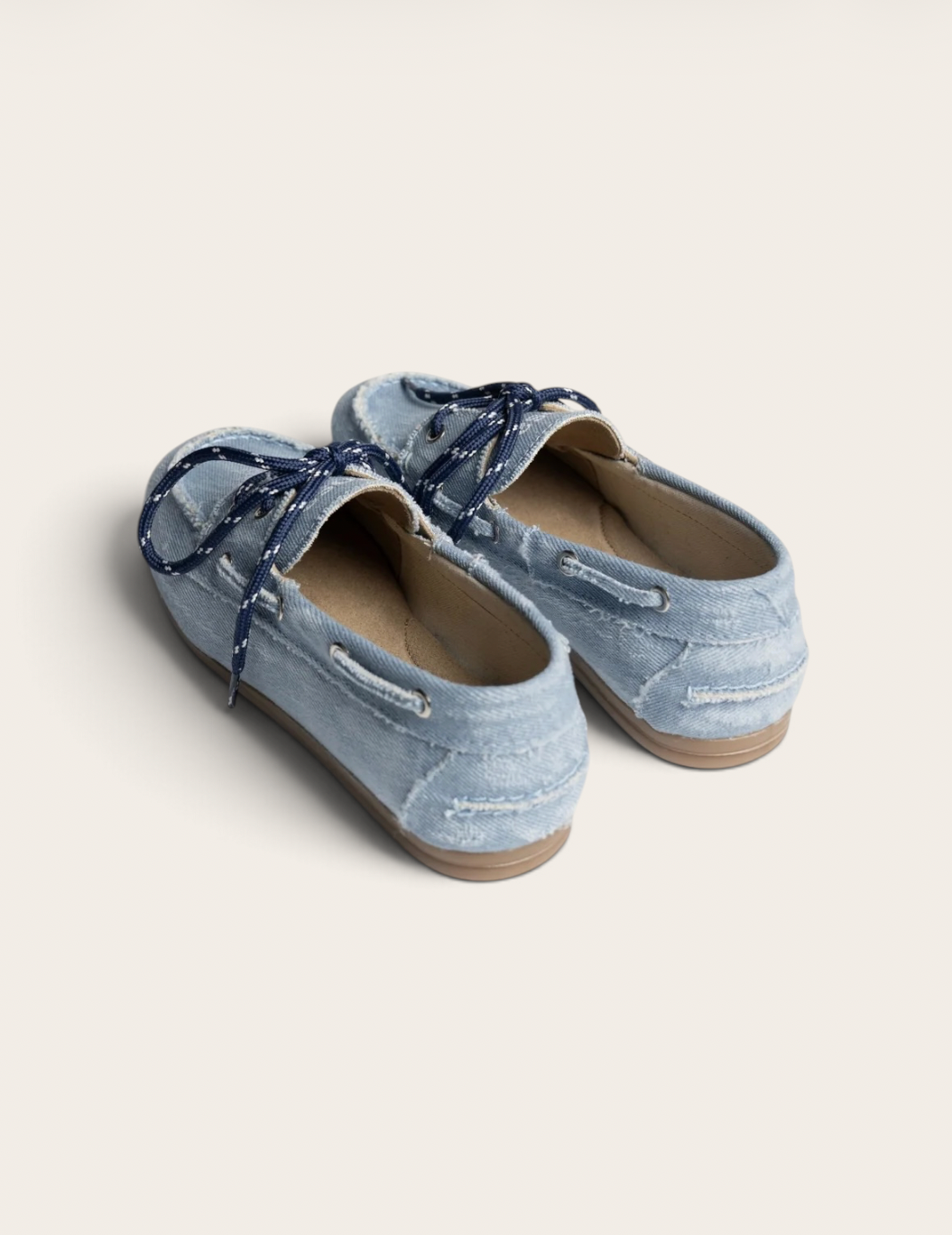 POSA Mocassin Bateau Brossé - Jeans Clair