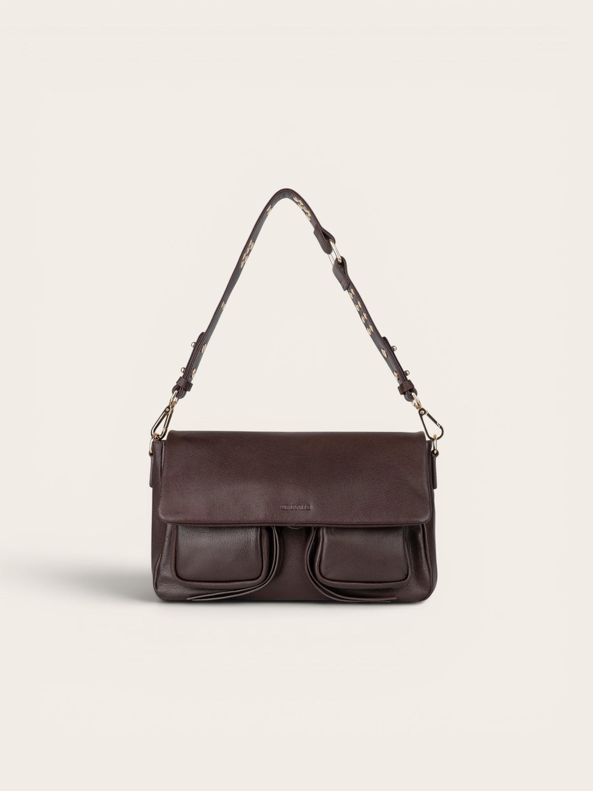 NEUVILLE Bag Maxke - Chocolate (gold)