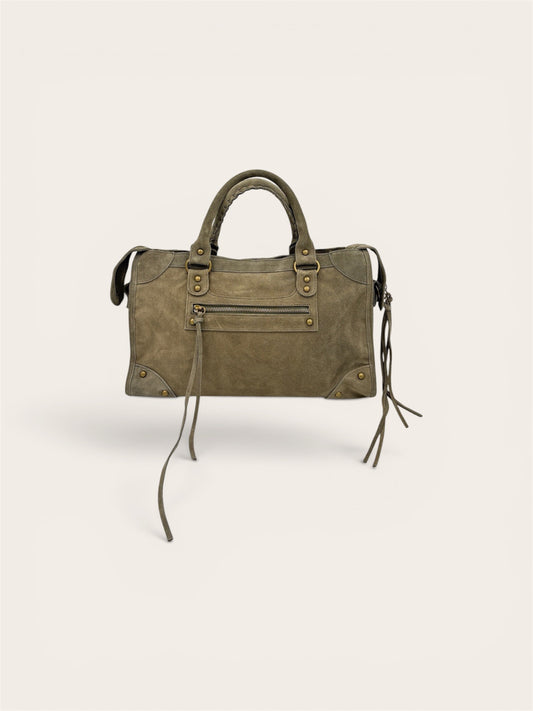 GAGA Sac - Daim Kaki Clair