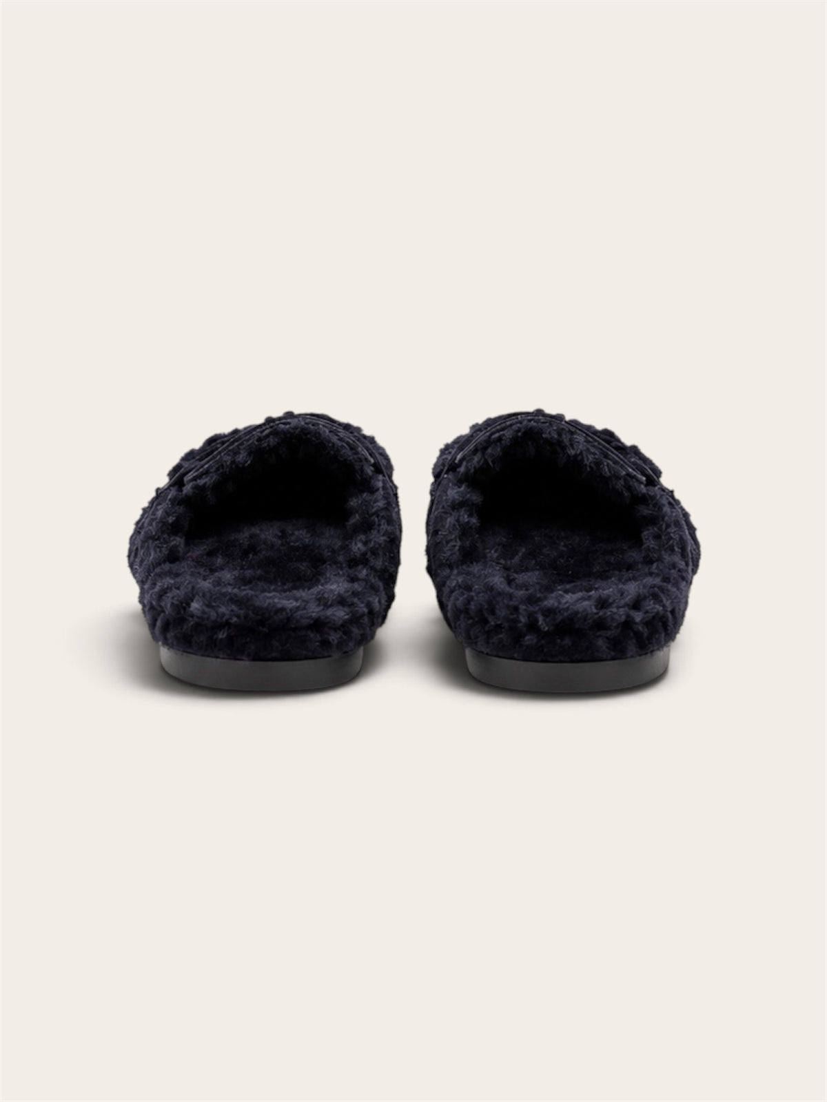 POSA Ranch Tassel Mule - Suede Bleu Nuit