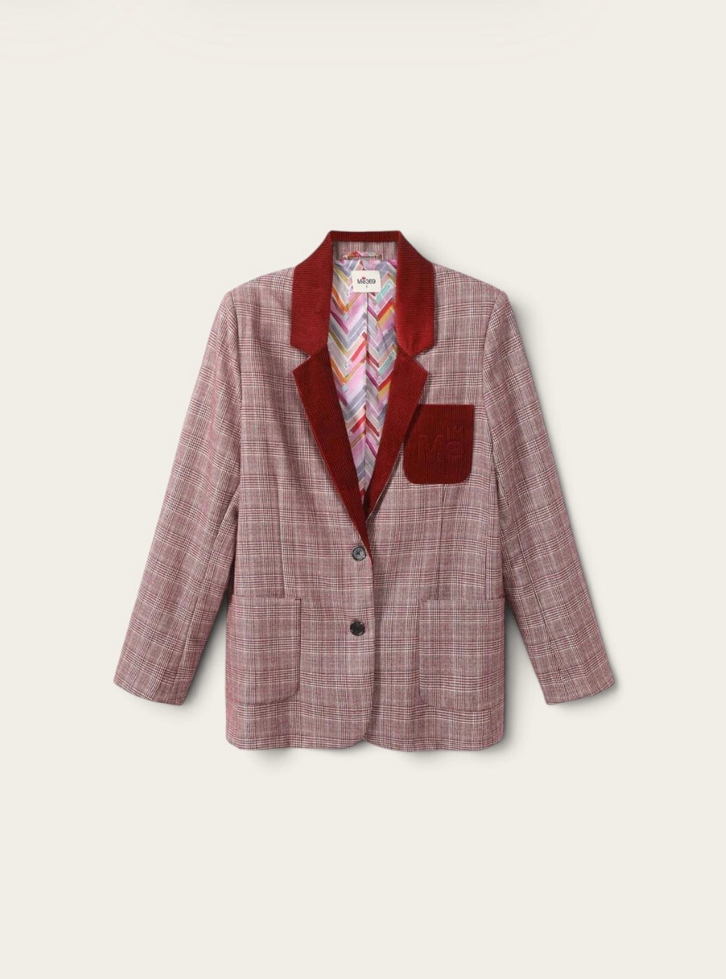 ME369 Veste Tatum Classique à Carreaux - Rouge