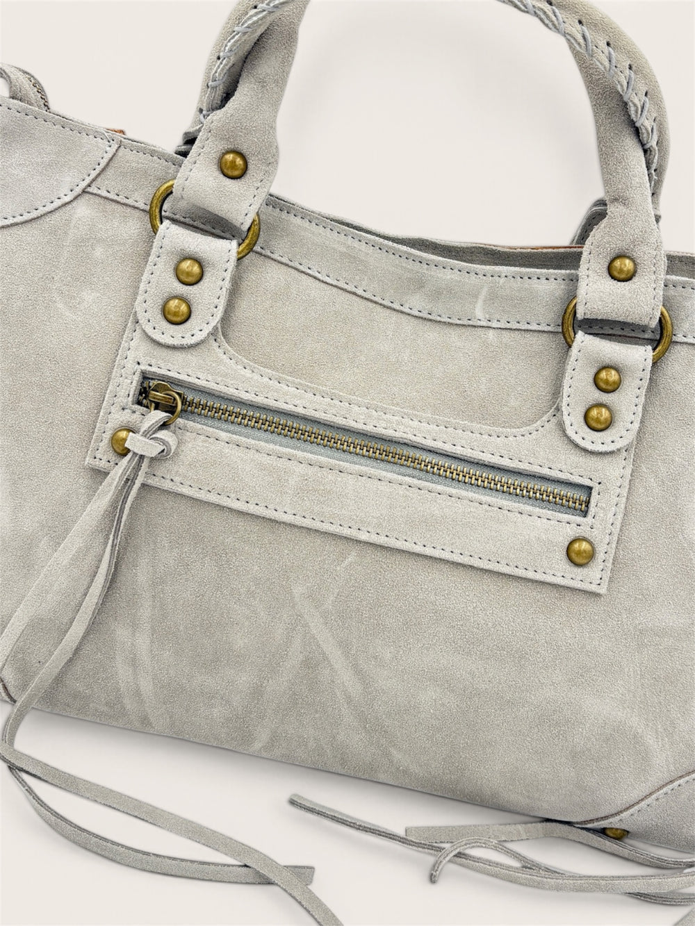 GAGA Sac - Daim Gris Clair