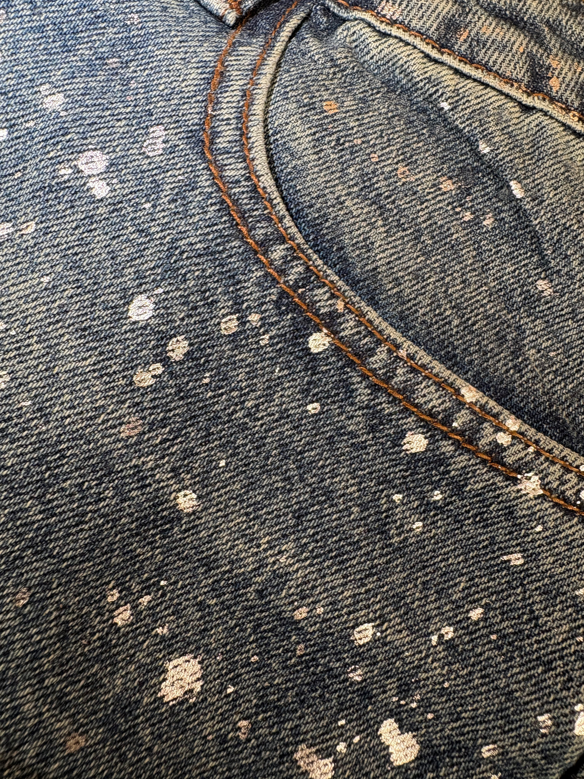 ELEH Jeans EFWJ260012 - Bleu Pailleté