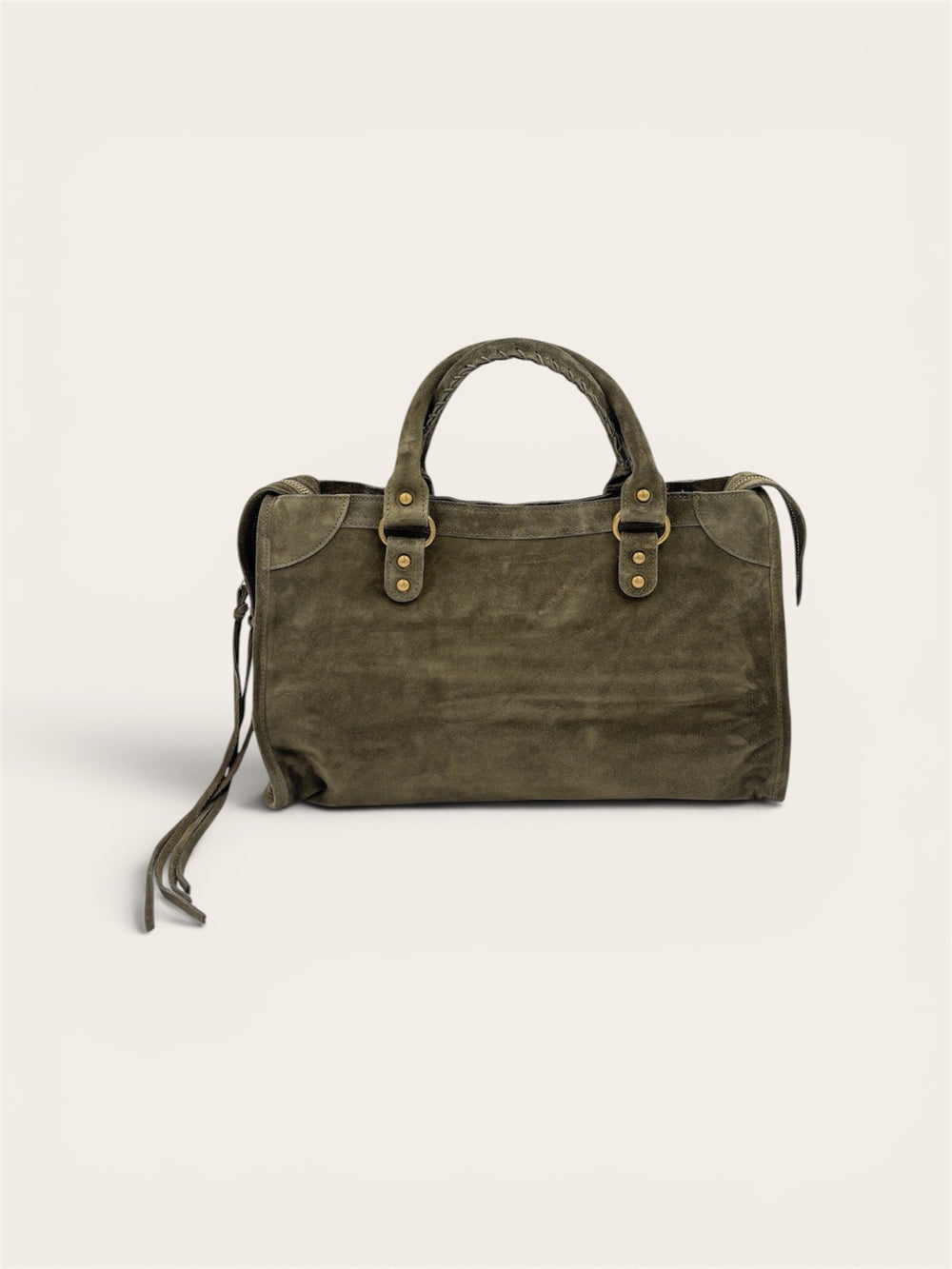 GAGA Sac - Daim Kaki Foncé