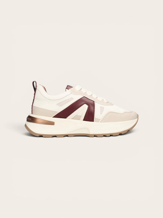 ALEXANDER SMITH Basket Liverpool - Off White Burgundy