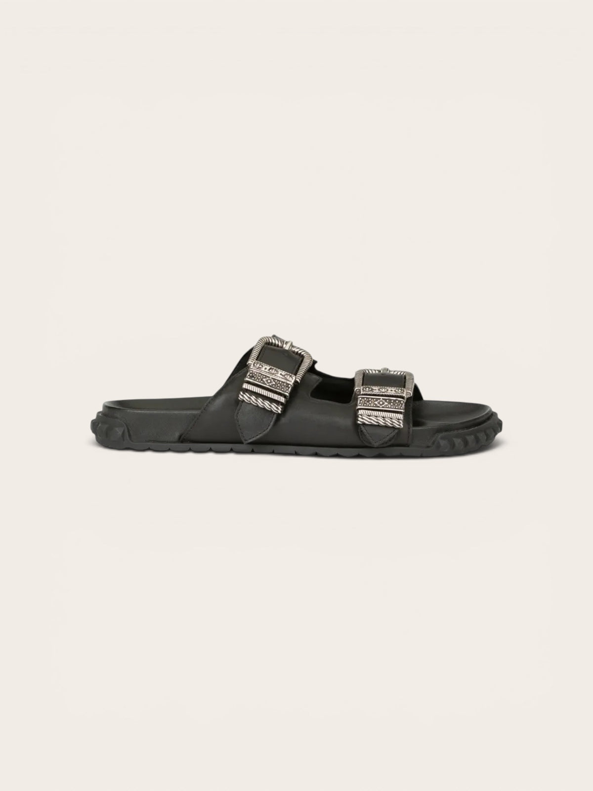 ASH sandals Twister combo: A soft Mustang - Black