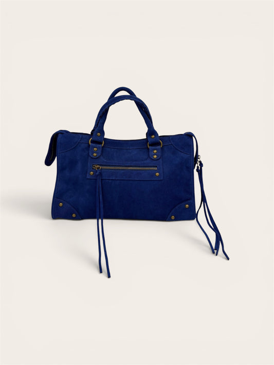 GAGA Sac - Daim Bleu Electrique