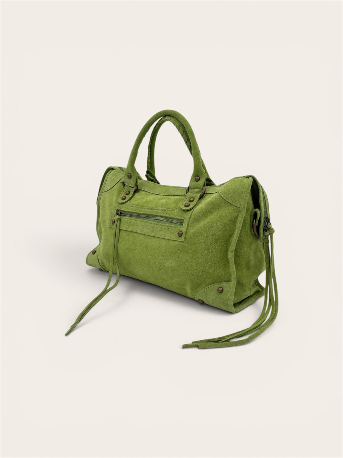 GAGA Sac - Daim Vert Pomme