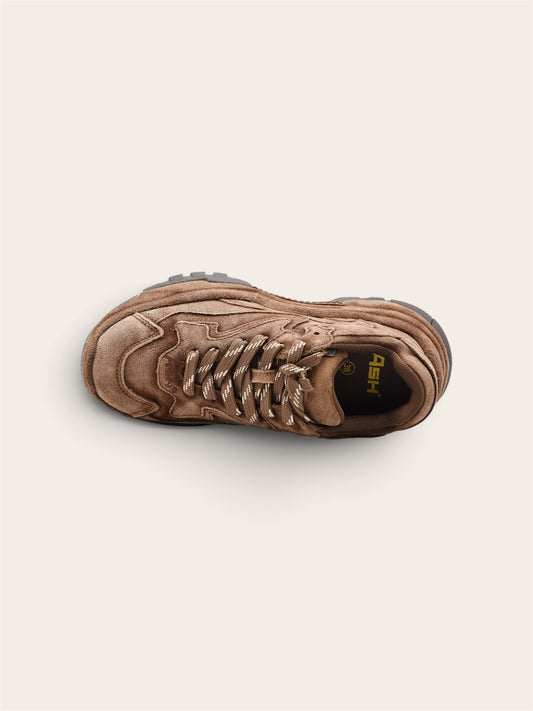 ASH Basket Addict - Cuir Daim Camel