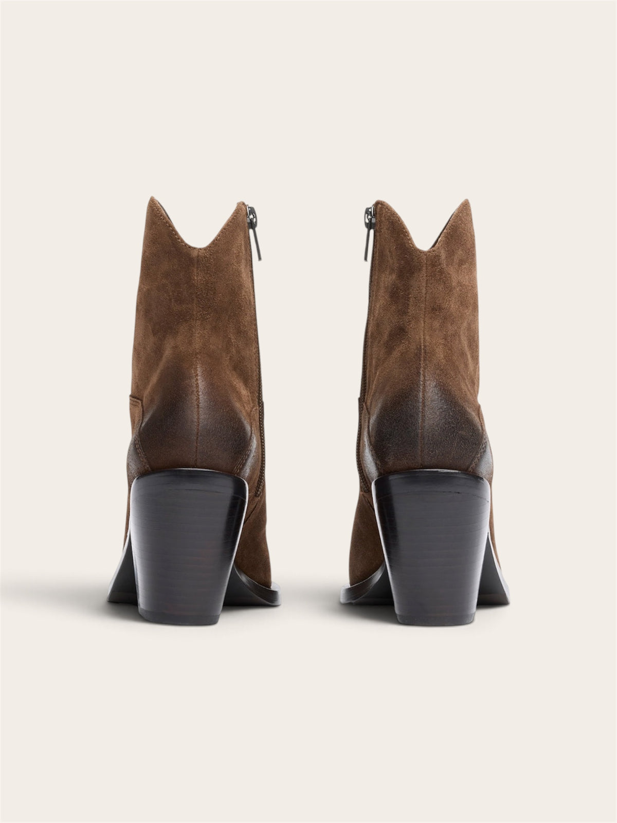 ASH Bottes Judy - Daim Velours Camel