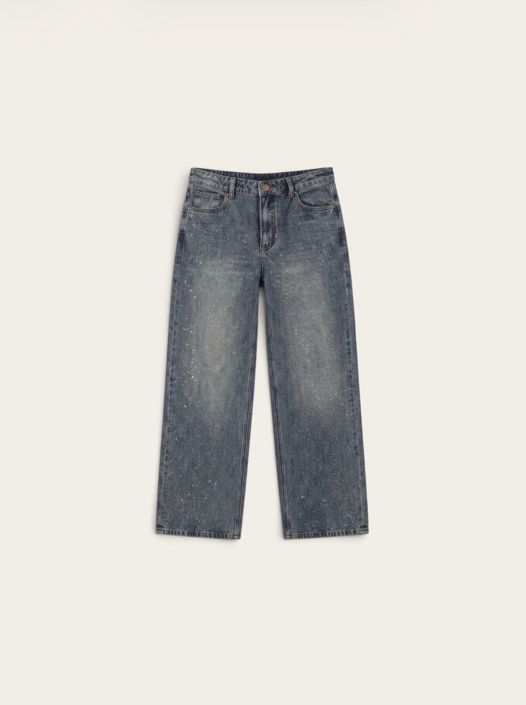 ELEH Jeans EFWJ260012 - Bleu Pailleté