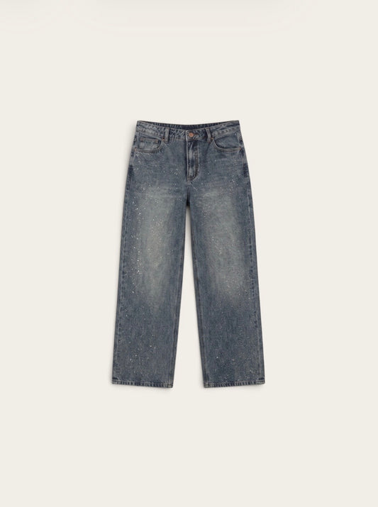 ELEH Jeans EFWJ260012 - Bleu Pailleté