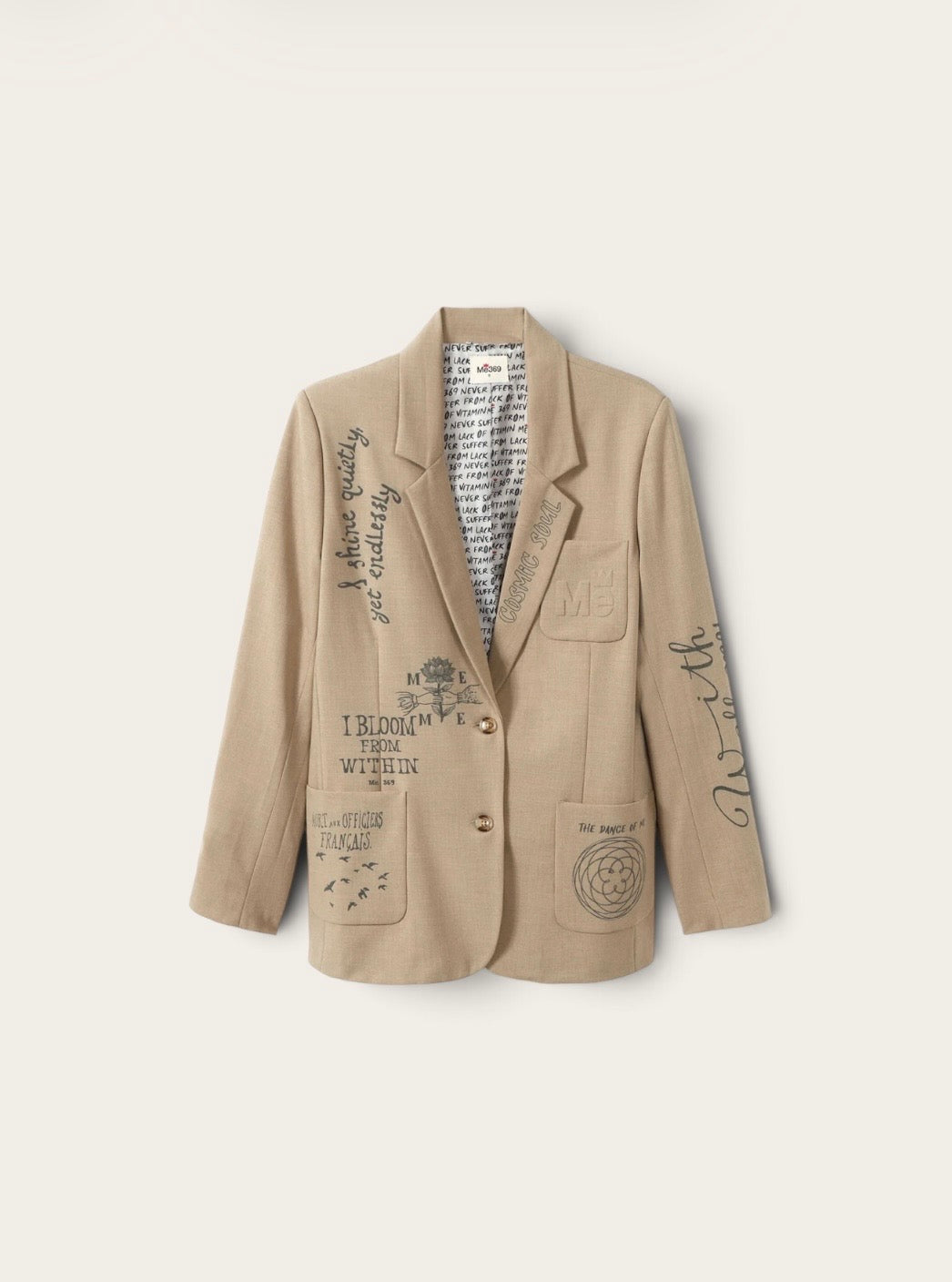 ME369 Veste Blazer Marlo  - Noir Muse
