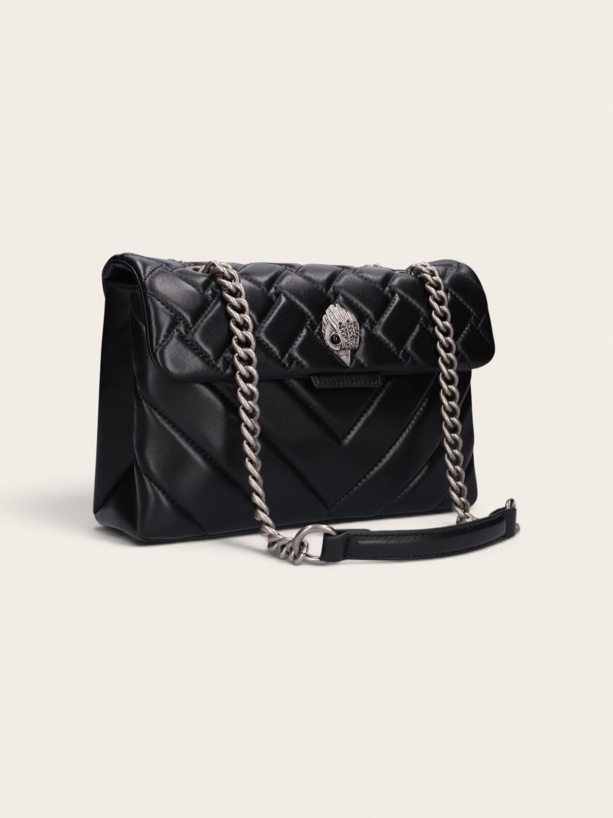 KURT GEIGER Bag Leather Kensington X - Black/Comb