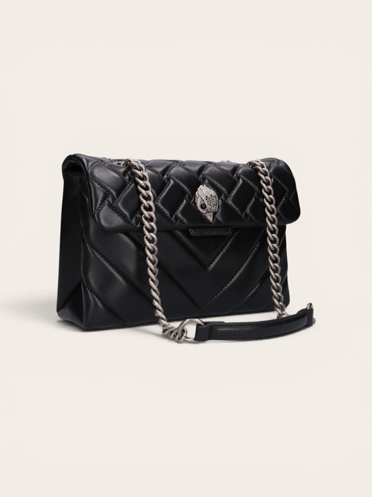 KURT GEIGER Bag Leather Kensington X - Black/Comb