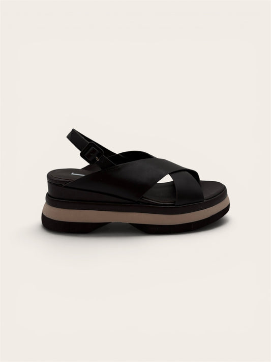 JEANNOT Sandale AJ523 Nappa Tdmoro/Brown