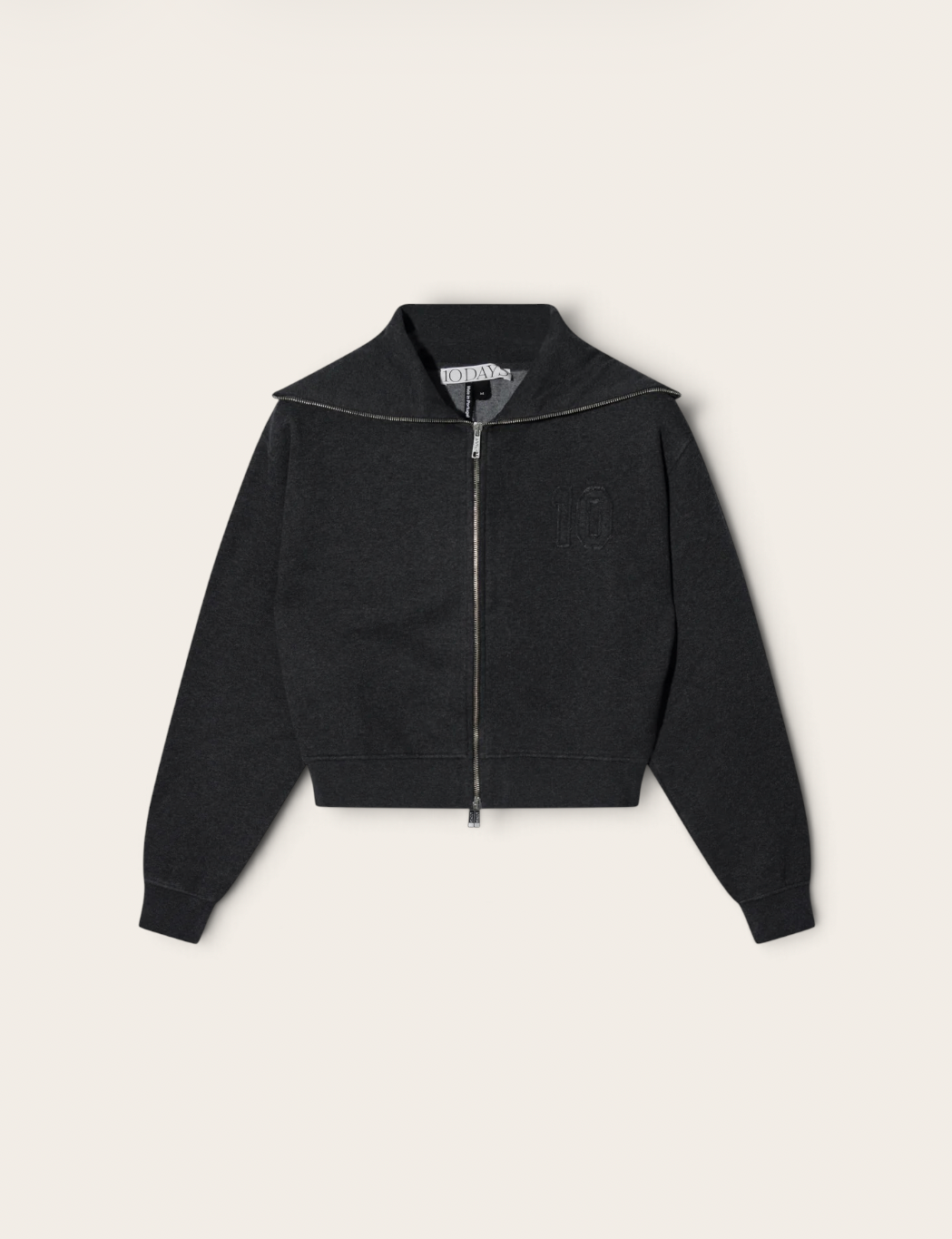 10 DAYS Gilet zippé - Anthracite