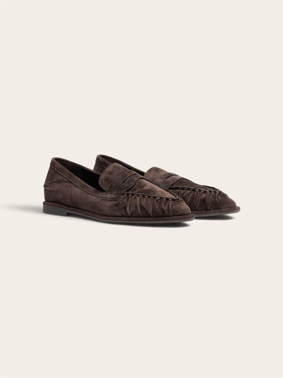 ASH Mocassins Babe Bis - Cachemere Marron