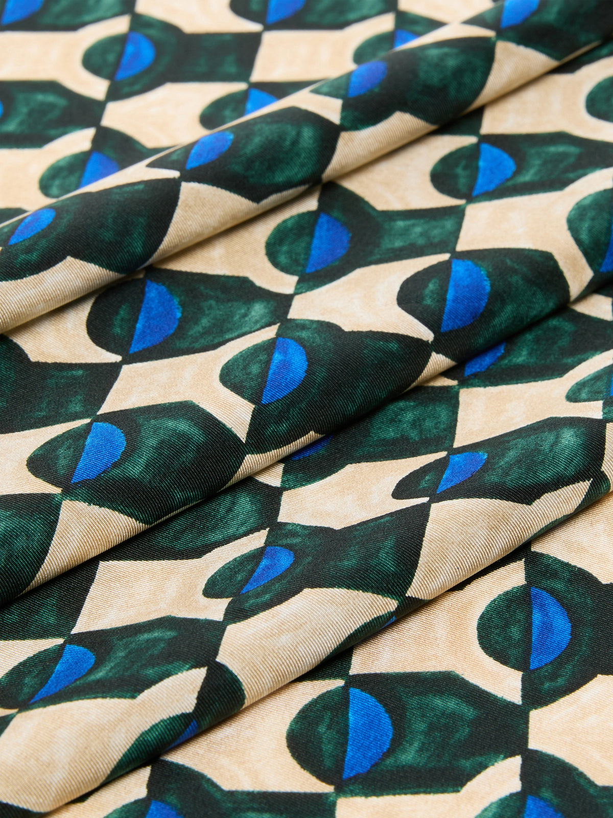 MAX MARA WKONESTO Foulard en soie imprimé - Vert Foncé