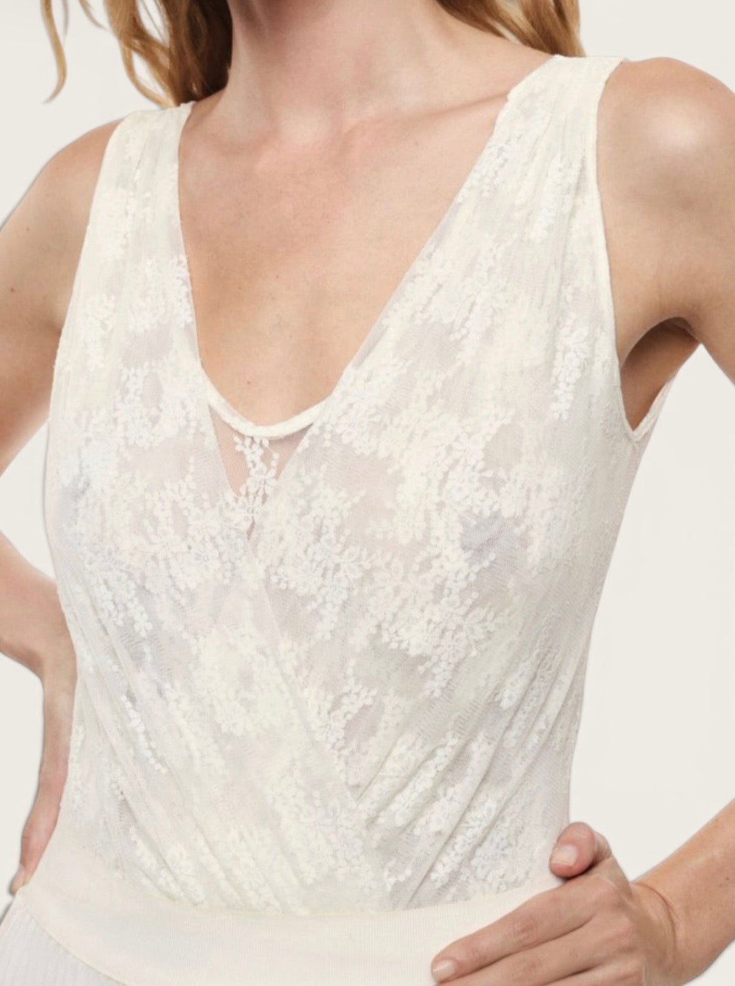 IMPERIAL Body en dentelle B256LMX - Avorio / Ecru