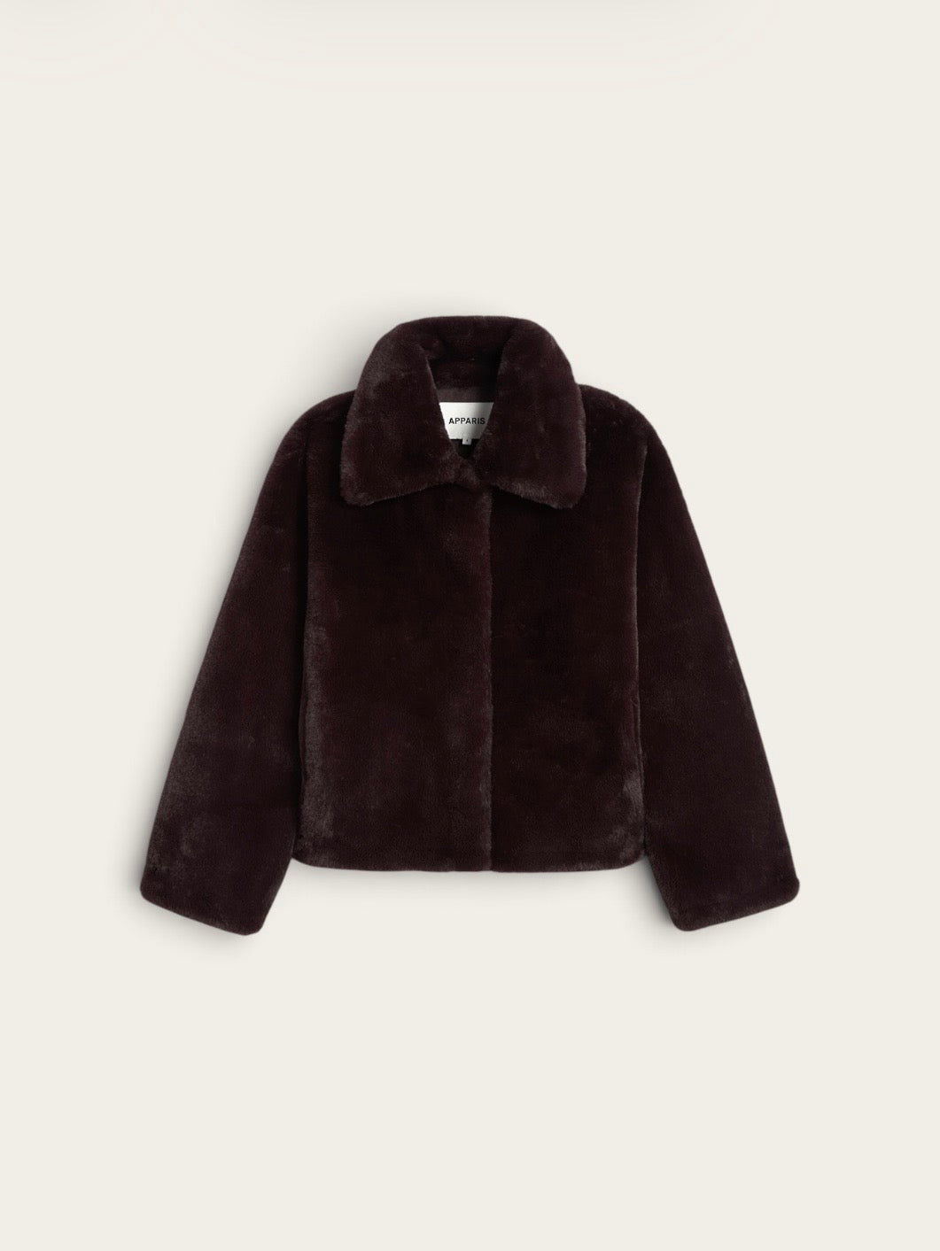 APPARIS Veste Fourrure Elis - Bordeaux