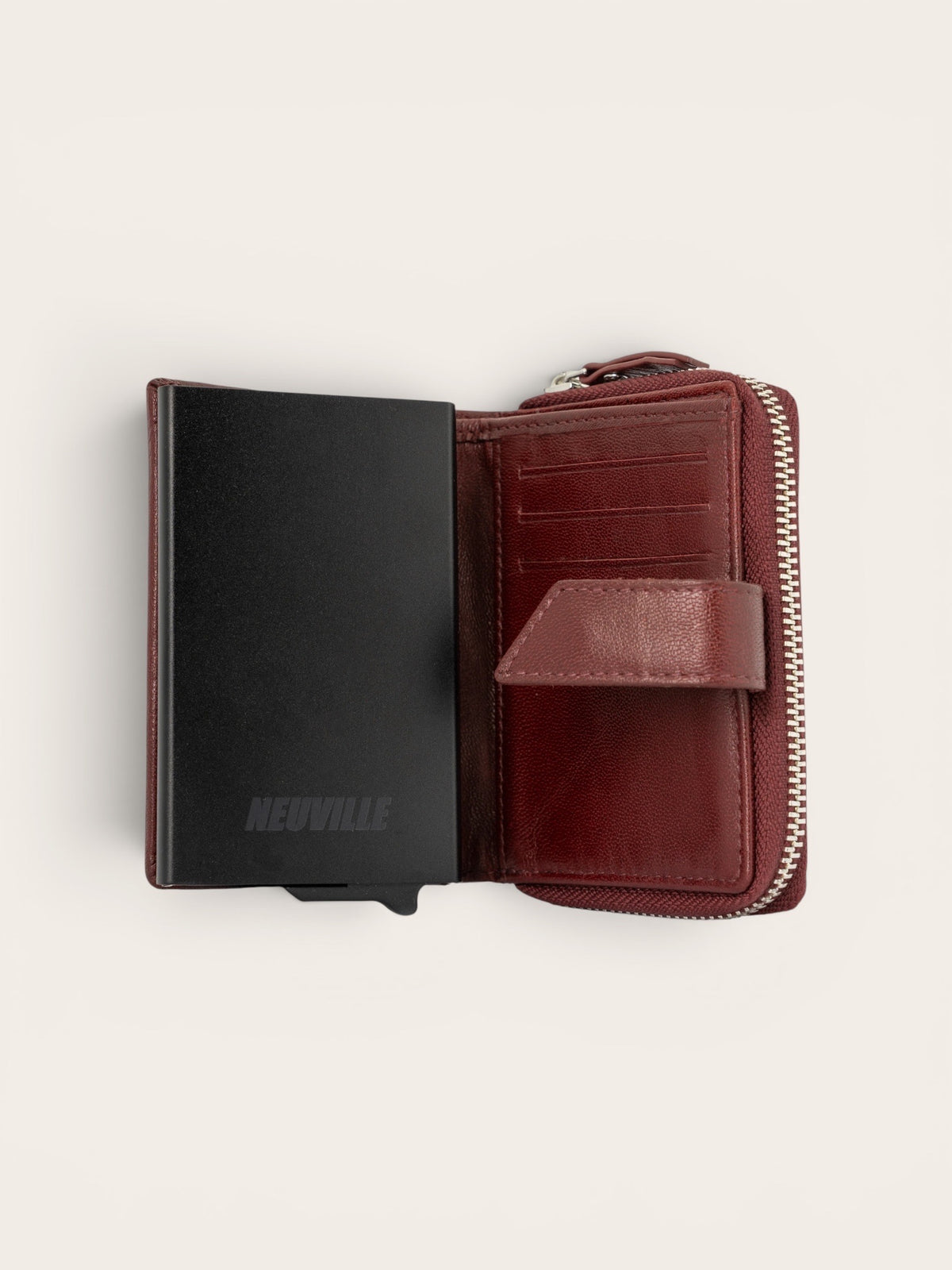 NEUVILLE Wallet Slider -  Burgundy