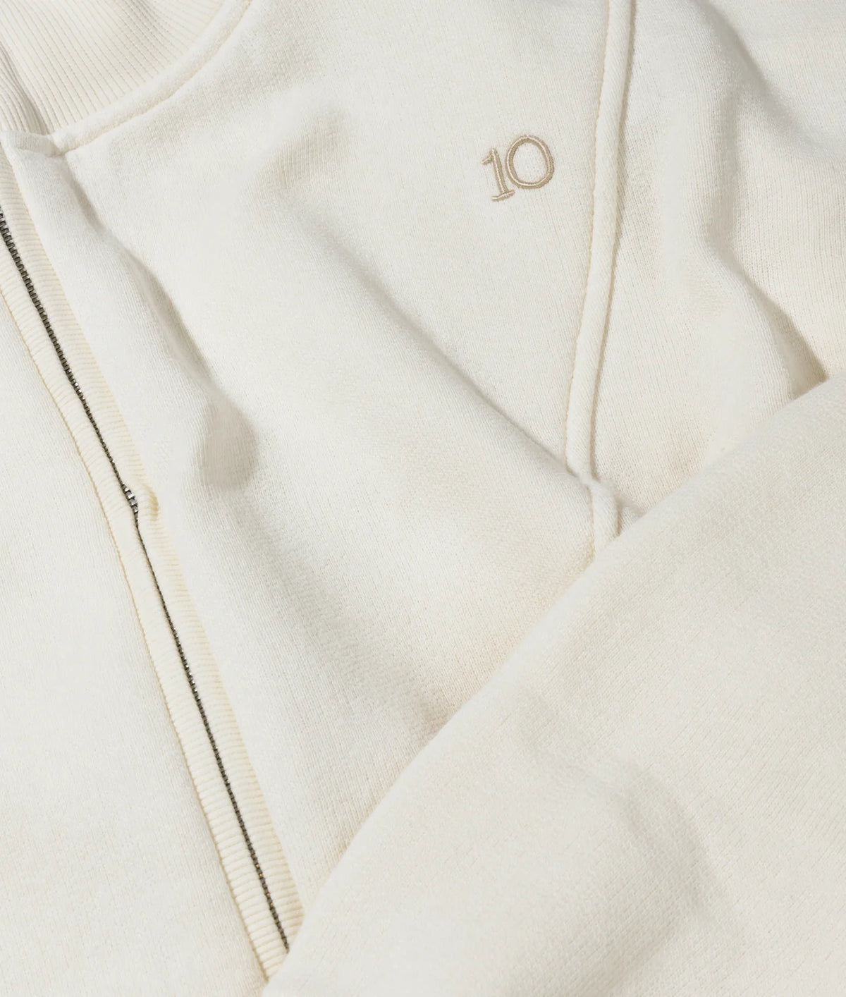 10 DAYS Gilet zippé - Blanc Perle