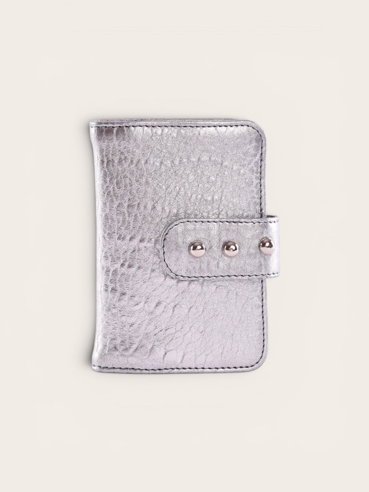 Virginie D. mini silver rock wallet E2524PA00BE
