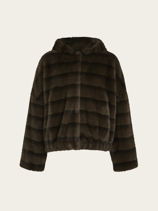 BEAUMONT Veste Dita - Chocolat Foncé