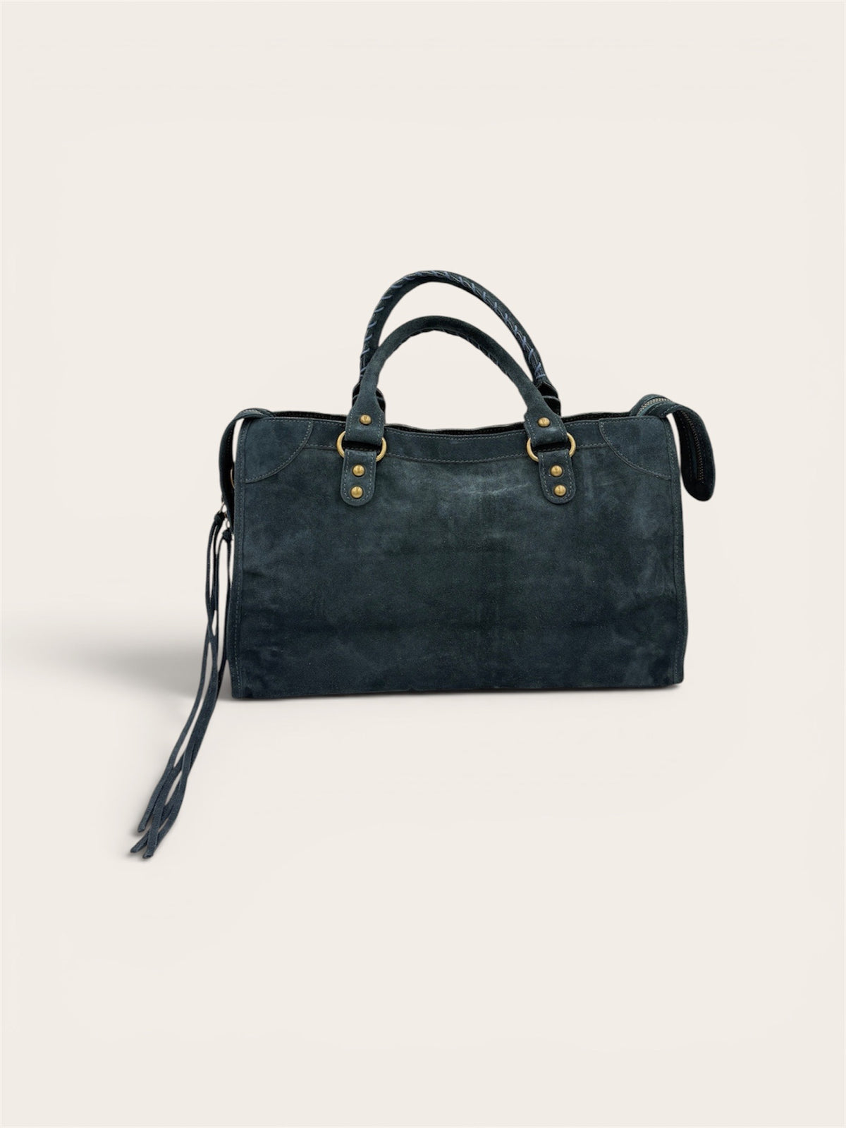 GAGA Sac - Daim Bleu Pétrole