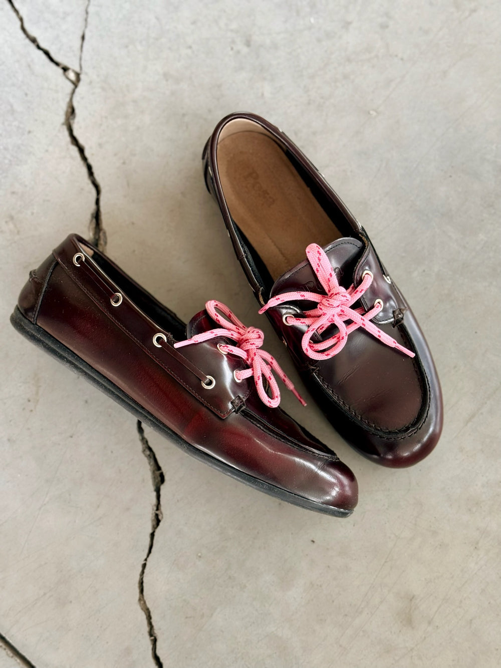 POSA Mocassins en cuir - Bordeaux