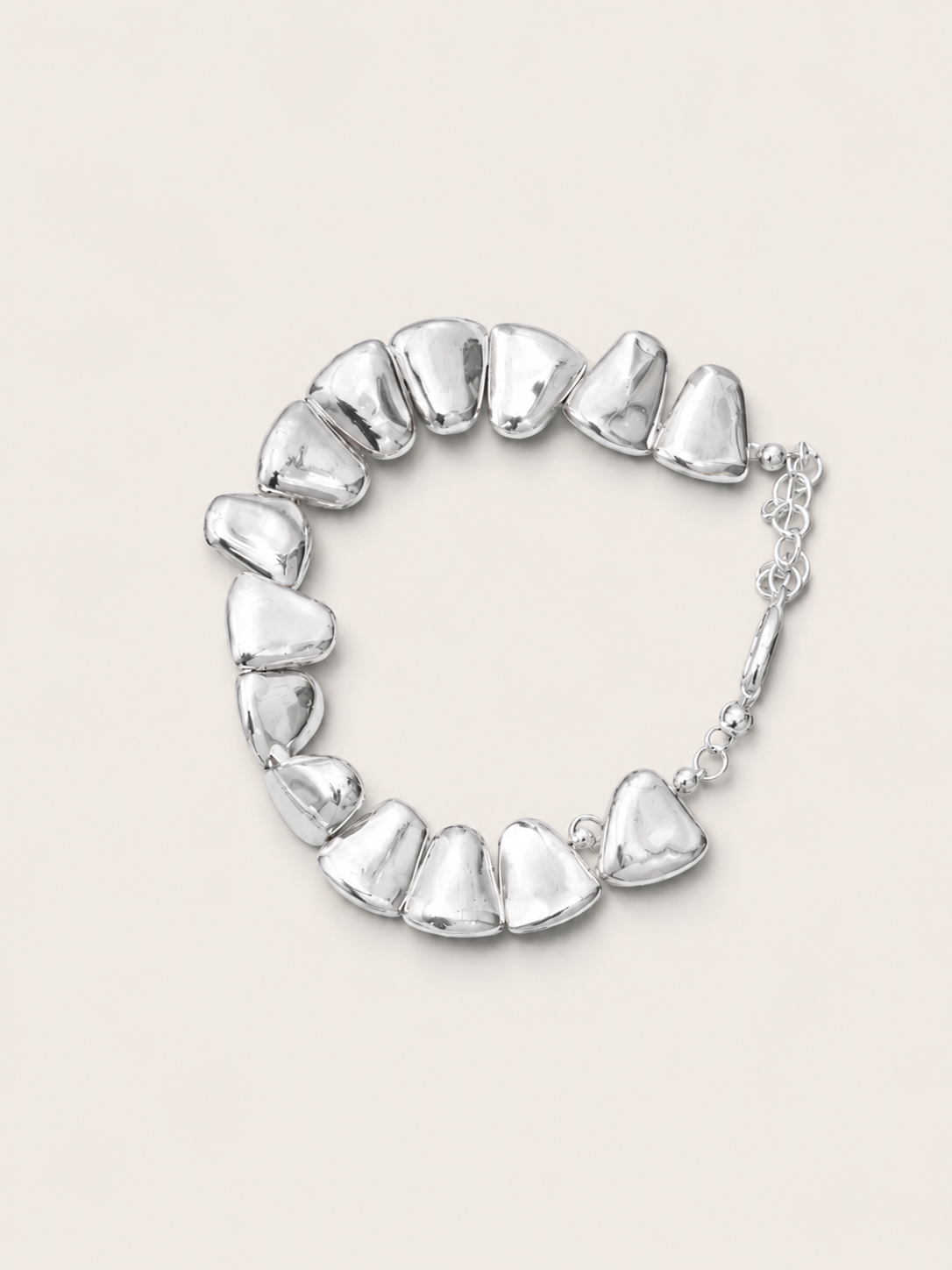 ANUVA Bracelet plat - The Core n°2 argenté