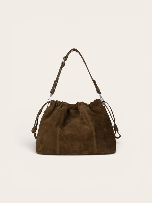 NEUVILLE Sac Eliott - Suede Kaki