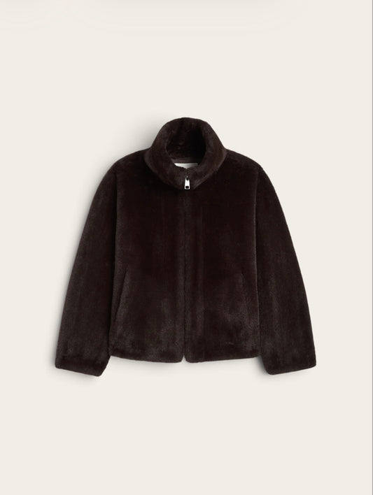 APPARIS Veste Fourrure Brooks - Espresso