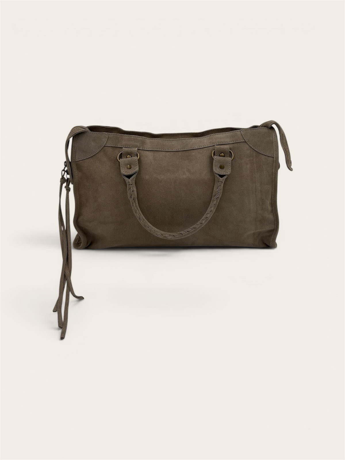 GAGA Sac - Daim Taupe Clair
