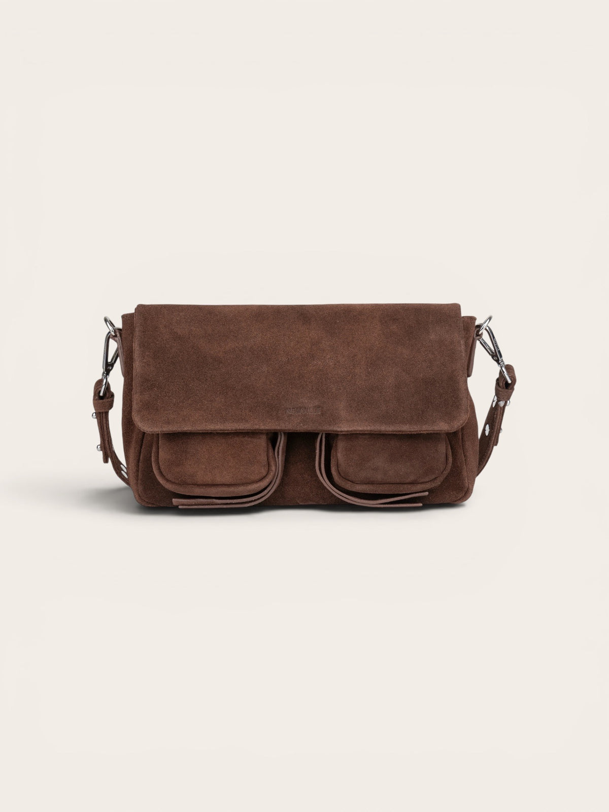 NEUVILLE Bag Max Suede - Brown