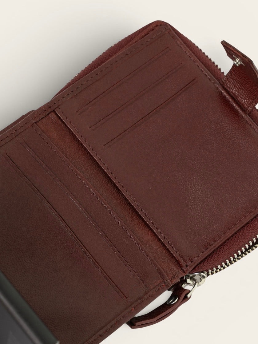 NEUVILLE Wallet Slider -  Burgundy